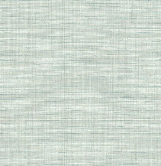 Seabrook Mei Stringcloth Calming Mint Wallpaper