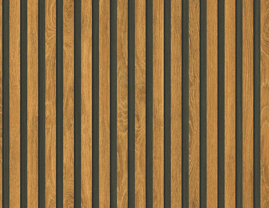 Seabrook Jun Honey Brown Wallpaper