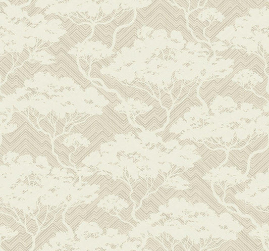 Seabrook Nara Stringcloth Linen Wallpaper