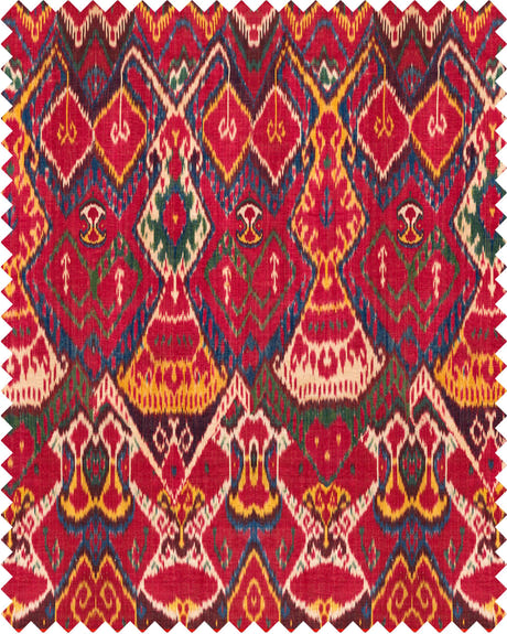Mindthegap Uzbek Ikat 55" X 39.4" Fabric FB00024
