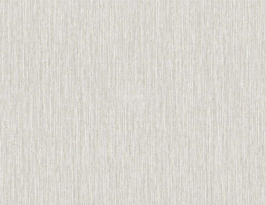 Seabrook Vertical Stria Fog & Metallic Silver Wallpaper