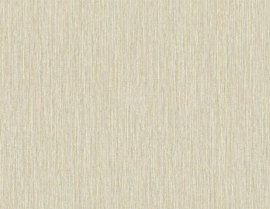 Seabrook Vertical Stria Desert & Metallic Gold Wallpaper