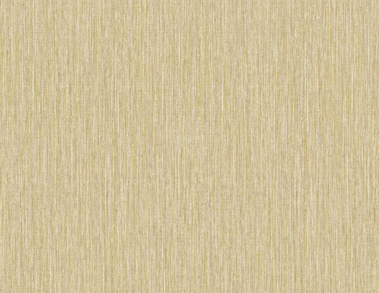Seabrook Vertical Stria Sand Dunes & Metallic Gold Wallpaper
