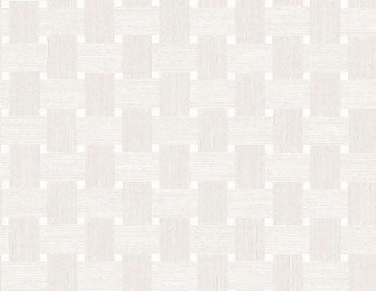 Seabrook Basketweave Caster Sugar Wallpaper