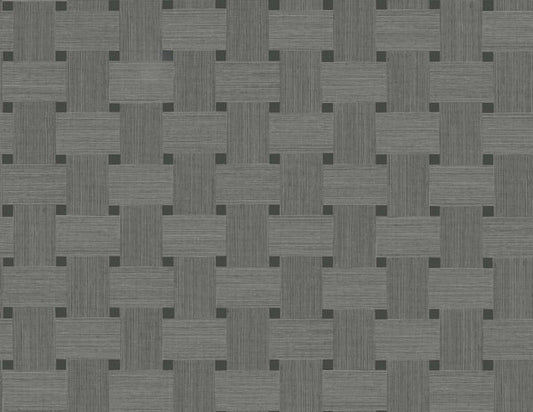 Seabrook Basketweave Greyhound Wallpaper