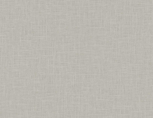 Seabrook Myrna Linen Stone Grey Wallpaper