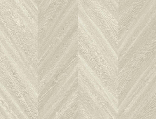 Seabrook Chevron Wood Bister Wallpaper