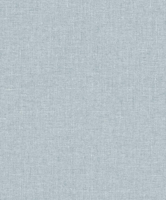 Seabrook Abington Faux Linen Denim Wash Wallpaper