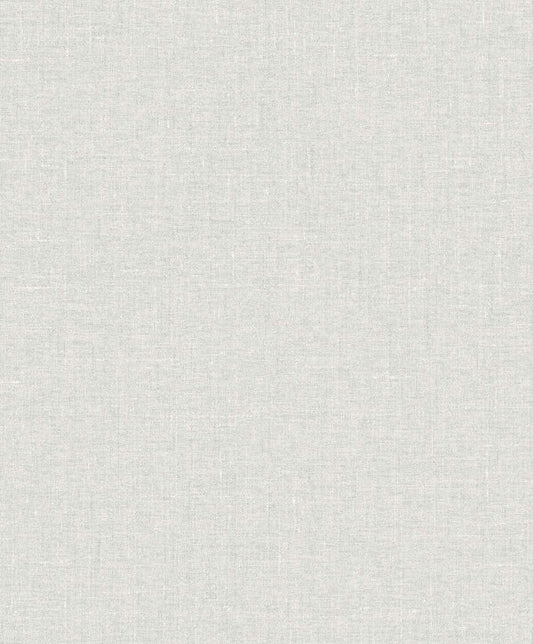Seabrook Abington Faux Linen Greige Wallpaper