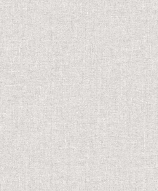 Seabrook Abington Faux Linen Modern Grey Wallpaper