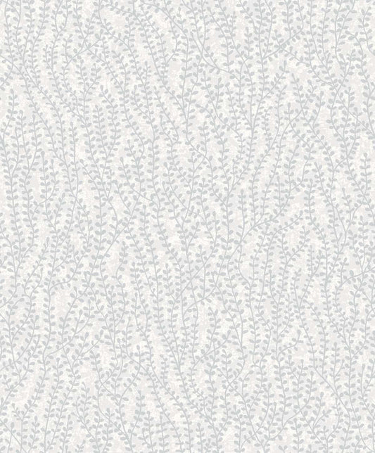 Seabrook Seaweed Beaded Branches Diamond Glass Beads Wallpaper