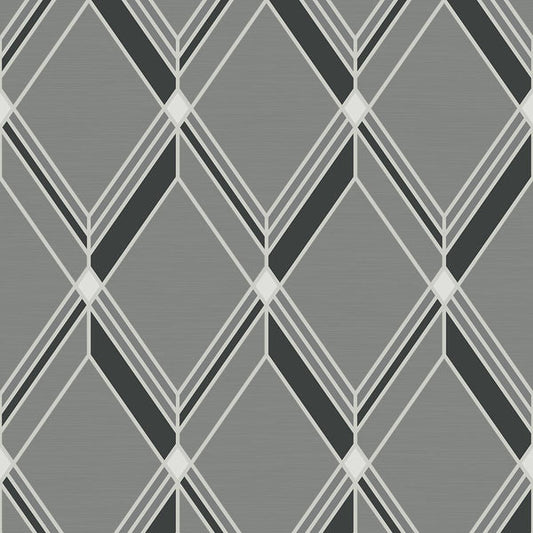 Seabrook Brooklyn Diamond Mysterious Wallpaper
