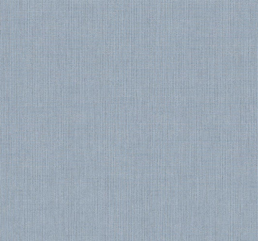 Seabrook Queens Weave Steel Blue Wallpaper