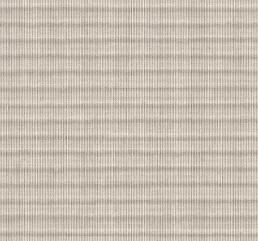Seabrook Queens Weave Taupe Gray Wallpaper