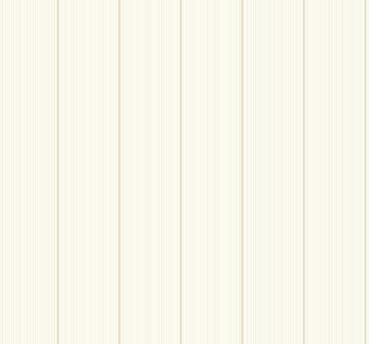 Seabrook Rockefeller Stripe Honey Stick Wallpaper