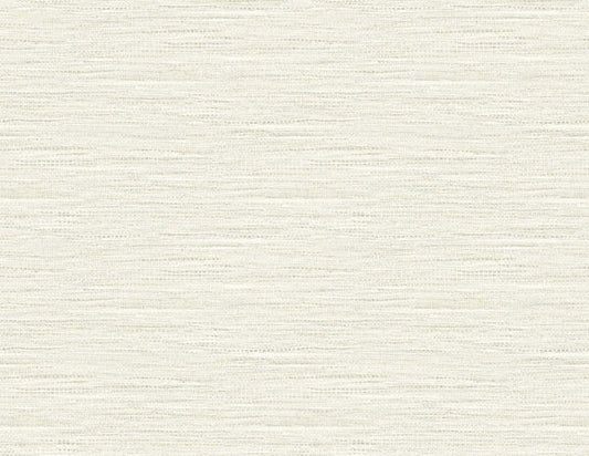 Seabrook Braided Faux Jute Pure White Wallpaper