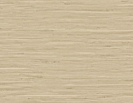 Seabrook Marion Faux Arrowroot Chestnut Wallpaper