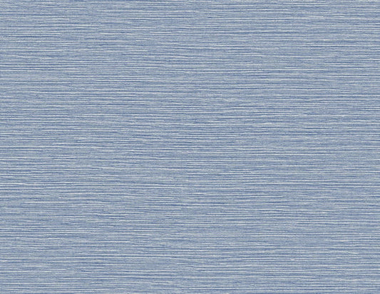 Seabrook Tiger Island Faux Sisal Riviera Blue Wallpaper