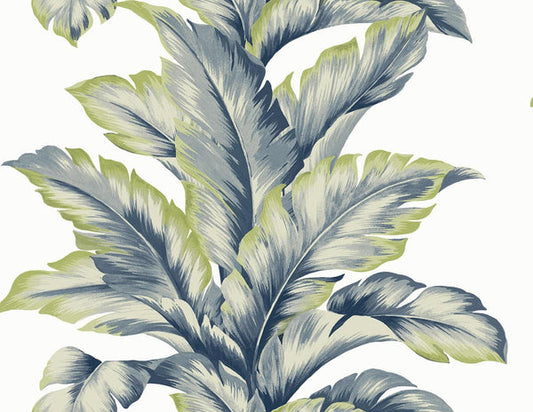 Seabrook Banana Springs Deep Sea Wallpaper