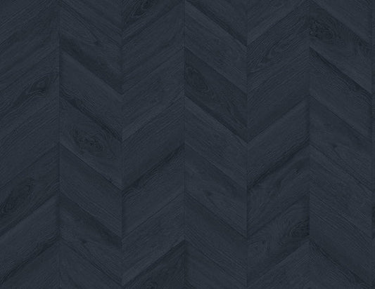Seabrook Keone Bay Chevron Nightfall Wallpaper