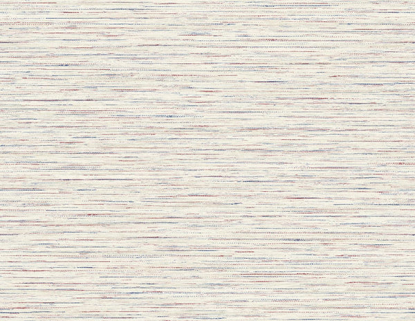seabrook loe sanctuary stria carmine & navy wallpaper