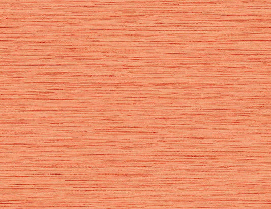 Seabrook Loe Sanctuary Stria Persimmon Wallpaper