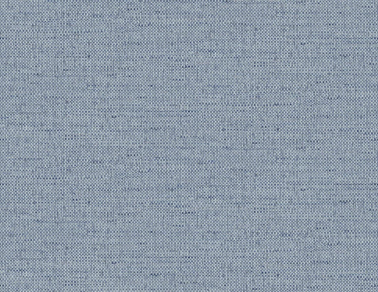 Seabrook Kaya Faux Paperweave Coastal Blue Wallpaper