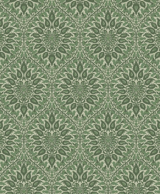 Seabrook Luna Ogee Fern Wallpaper