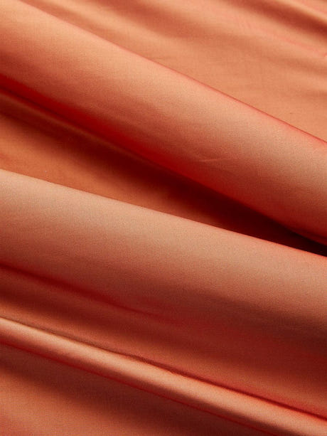 scalamandre olympia silk taffeta terracotta fabric - scala 27250-036