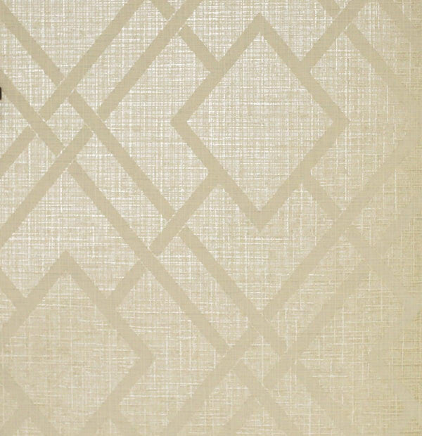 seabrook diamond lattice metallic khaki wallpaper