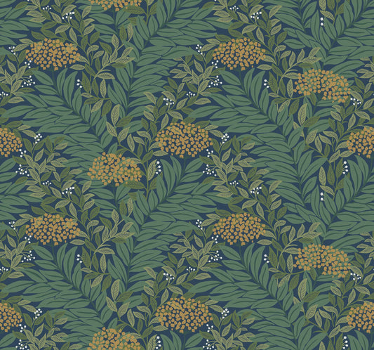 Rifle Paper Co. Highgrove Blue Wallpaper