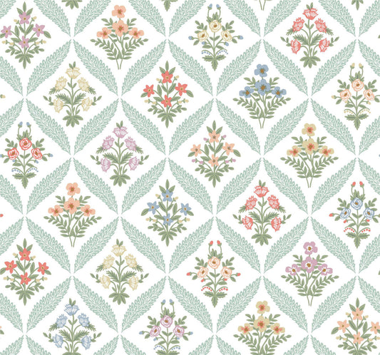 Rifle Paper Co. Estee Garden Green Wallpaper