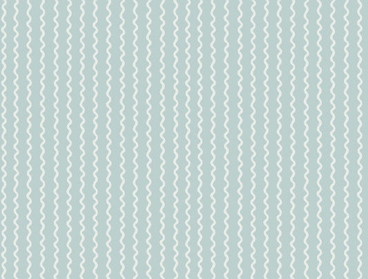 Rifle Paper Co. Rickrack Blue Wallpaper