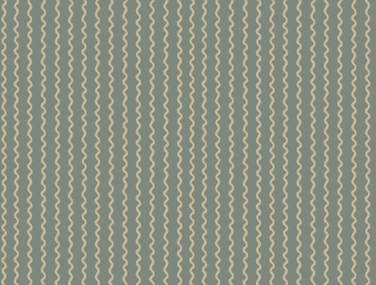 Rifle Paper Co. Rickrack Green Wallpaper