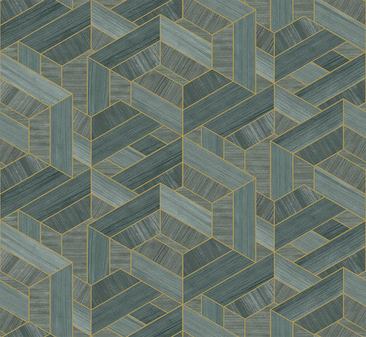 Seabrook Linnea Celeste Wallpaper