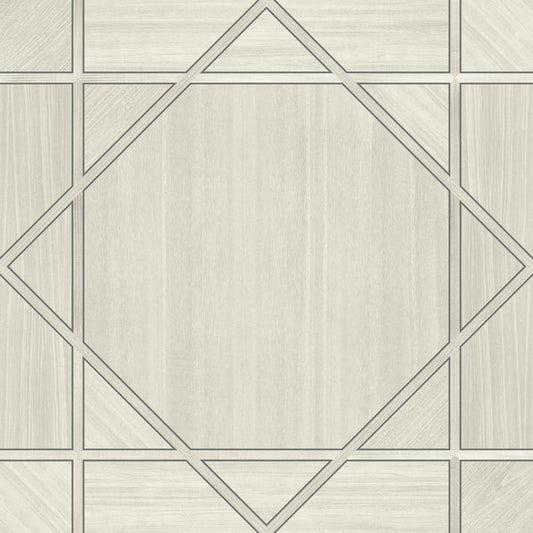 Seabrook Tessa Limestone Wallpaper