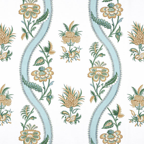thibaut ribbon floral fabric f936422