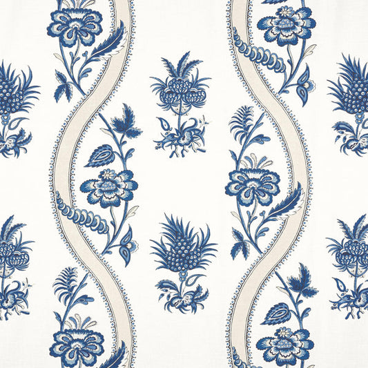 Thibaut Ribbon Floral Fabric F936423