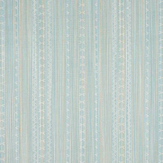 Thibaut Charter Stripe Embroidery Fabric W736455