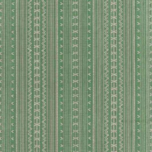 Thibaut Charter Stripe Embroidery Fabric W736458