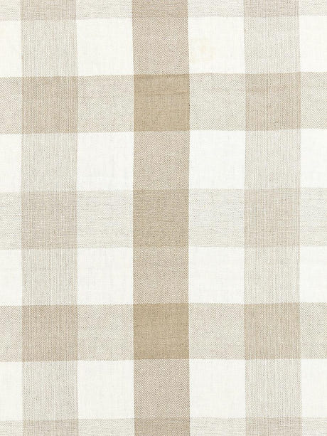 Scalamandre Westport Linen Plaid Linen Fabric - SCALA 27135-001