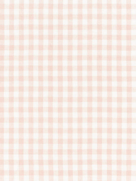 scalamandre swedish linen check blush fabric - scala 27166-001