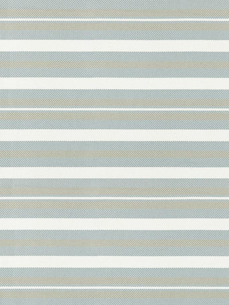scalamandre santorini stripe seagull fabric - scala 27188-001