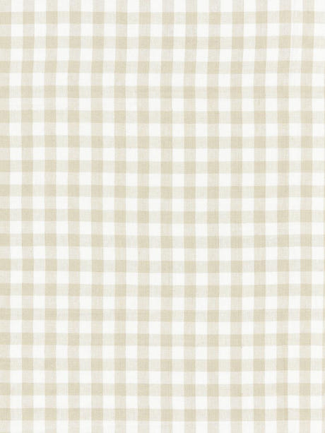 scalamandre swedish linen check flax fabric - scala 27166-002