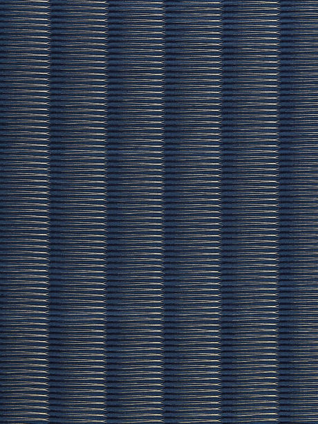 scalamandre wavelength indigo fabric - scala 27141-004