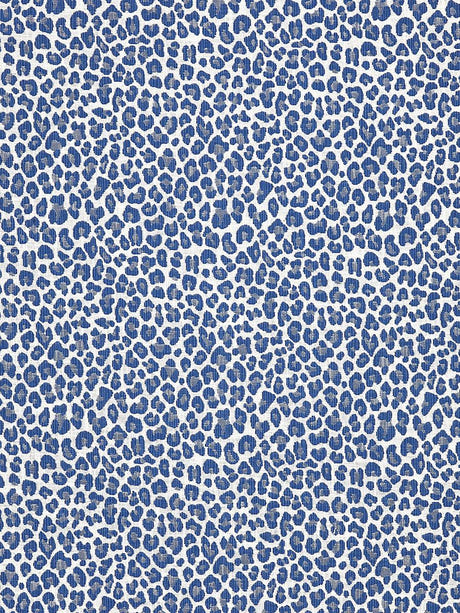 scalamandre backyard bengal cobalt fabric - scala 27316-004