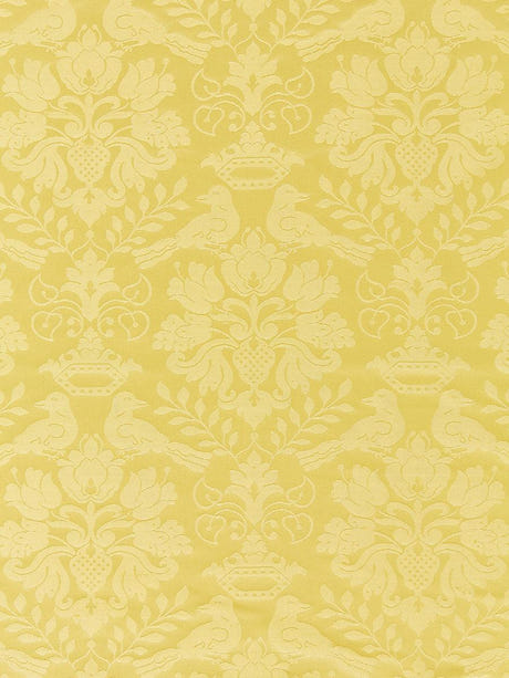 scalamandre love bird butterscotch fabric - scala 1098mm-005