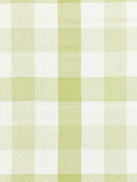 scalamandre westport linen plaid green tea fabric - scala 27135-005
