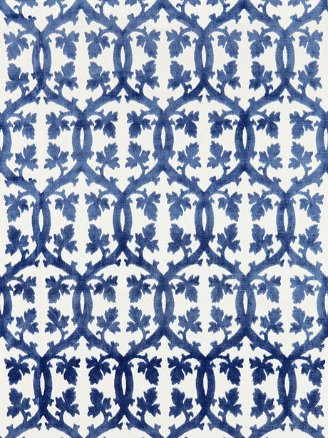 scalamandre falk manor house lapis fabric - scala 26690m-017