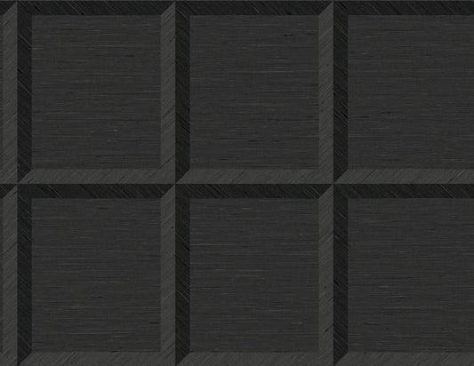 Seabrook Oulu Onyx Wallpaper
